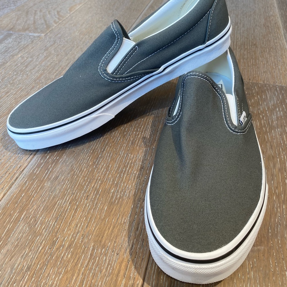 Gray Slip On Vans